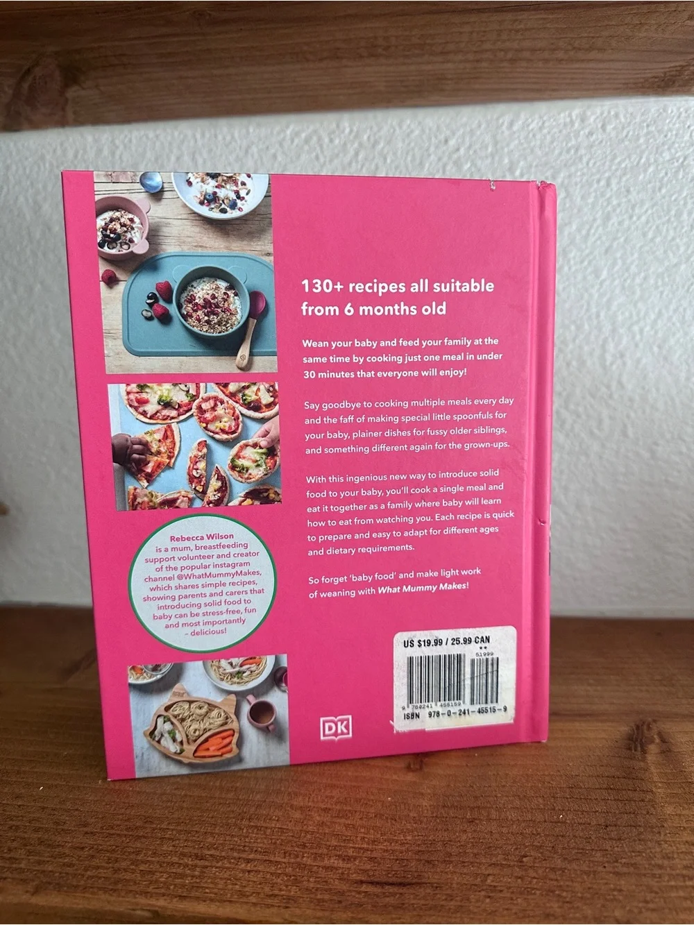 What Mummy Makes by Rebecca Wilson - Cookbook NWT